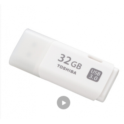 東芝（TOSHIBA）32GB USB3.0 U盤(pán) U301經(jīng)典隼系列 白色 原廠顆粒 時(shí)尚典雅 商務(wù)必備 高速車(chē)載U盤(pán)