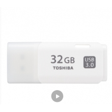 東芝（TOSHIBA）32GB USB3.0 U盤(pán) U301經(jīng)典隼系列 白色 原廠顆粒 時(shí)尚典雅 商務(wù)必備 高速車(chē)載U盤(pán)