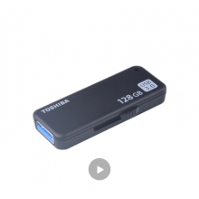 東芝（TOSHIBA）128GB USB3.0 U盤 U365 黑色 讀速150MB/s 滑動設(shè)計(jì) 時尚便利 高速電腦 車載U盤