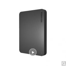 東芝(TOSHIBA) 2TB USB3.0 移動(dòng)硬盤 新小黑A3 2.5英寸 兼容Mac 輕薄便攜 穩(wěn)定耐用