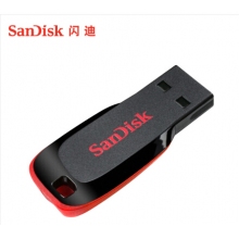 閃迪（SanDisk）16GB USB2.0 U盤 CZ50酷刃 黑紅色 時(shí)尚設(shè)計(jì) 安全加密軟件