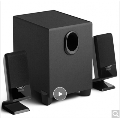 漫步者（EDIFIER） R101V 2.1聲道多媒體音箱 音響 電腦音箱 黑色