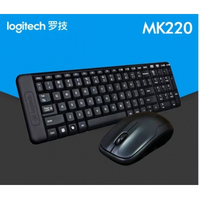 羅技MK220無線鍵盤鼠標(biāo)套裝