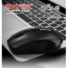 迅拓V70無(wú)線鼠標(biāo)臺(tái)式機(jī)筆記本電腦辦公家用2.4G時(shí)尚小巧2