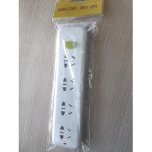 德力西（DELIXI)CD98J-AK10X/Z新國標(biāo)電源插座插排 四位5孔 無線