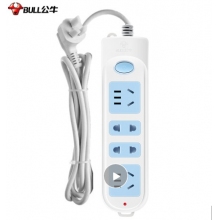 公牛（BULL）新國(guó)標(biāo)插座/插線板/插排/排插/接線板/拖線板 GN-607 4位總控全長(zhǎng)1.8米